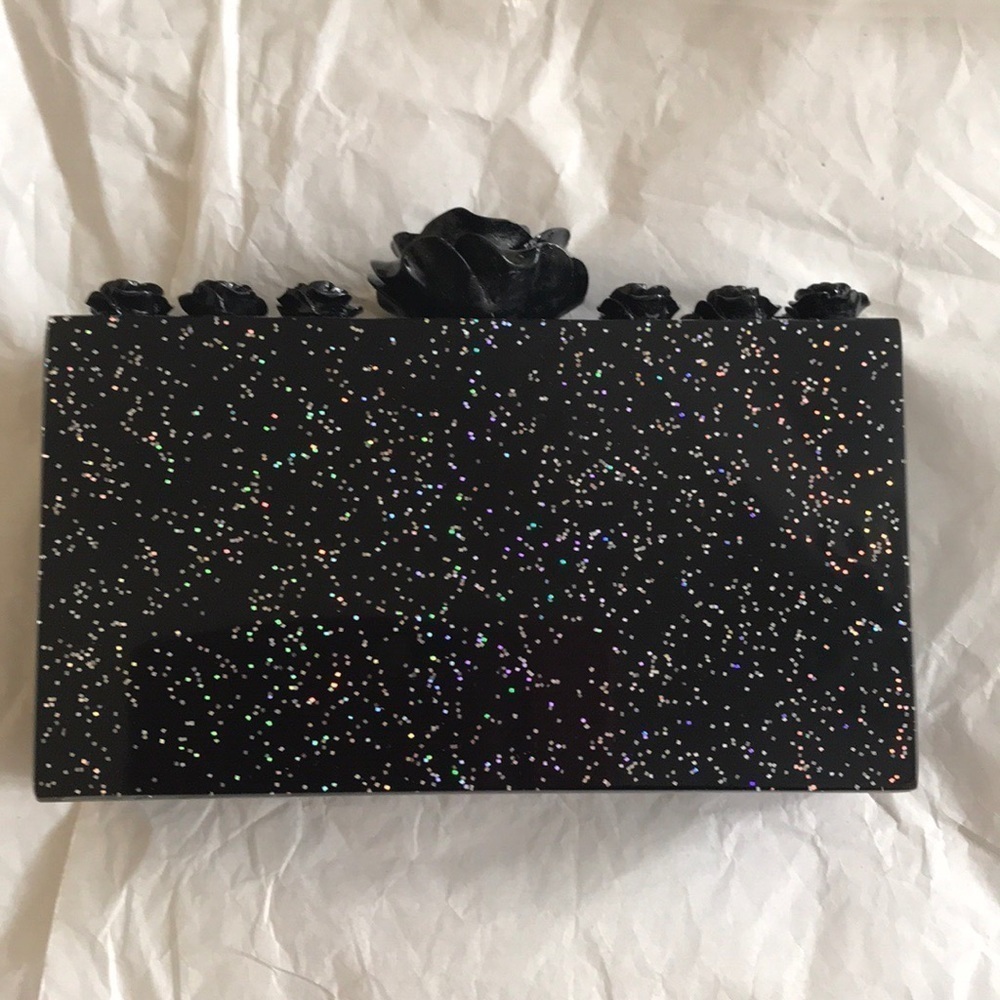 Lulu Townsend Floral Box Clutch​​​​​​​